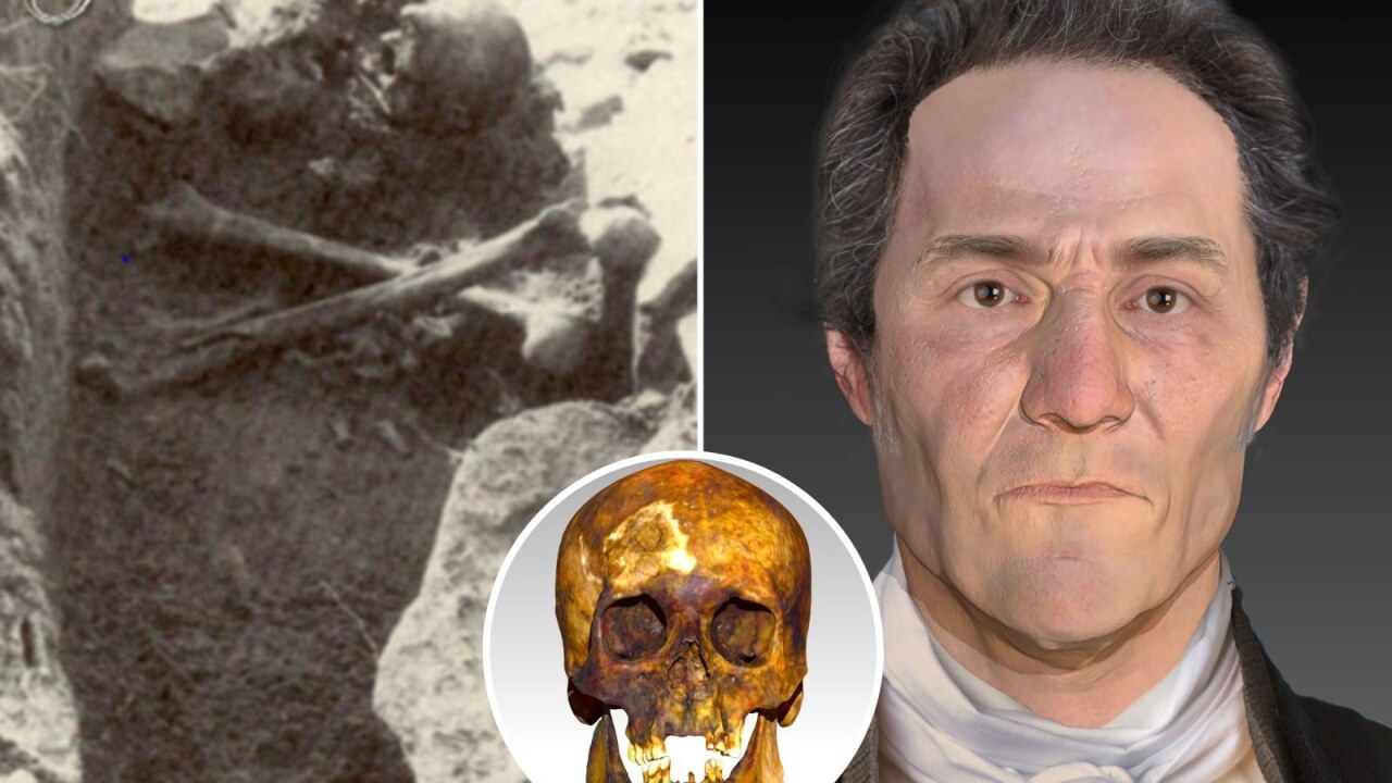 [IMAGE] Skull of Mutilated 'Vampire' From 1800s Reveals What He Really Looked Like
