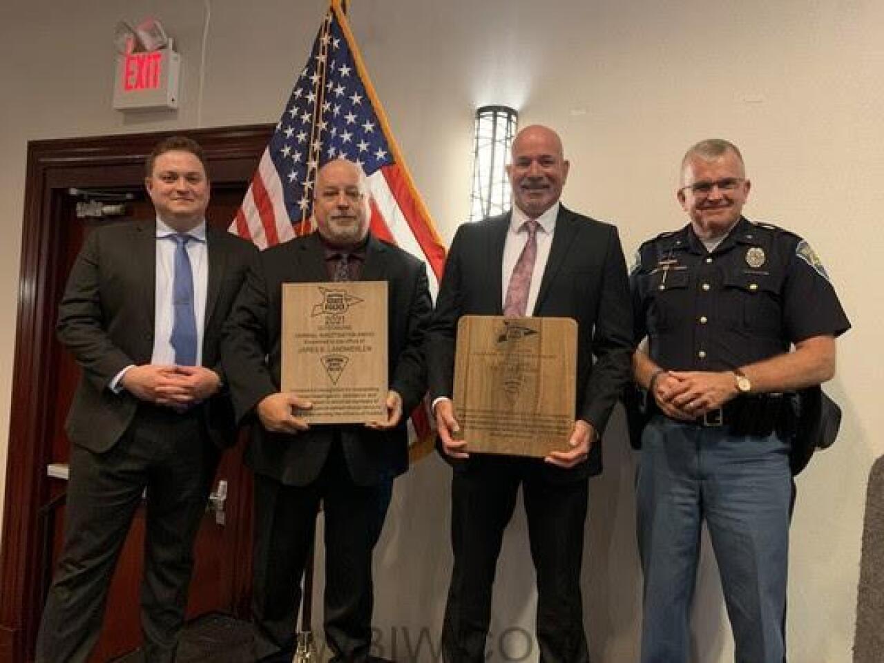 [IMAGE] ISP detective and Shelby County prosecutors receive Outstanding ...