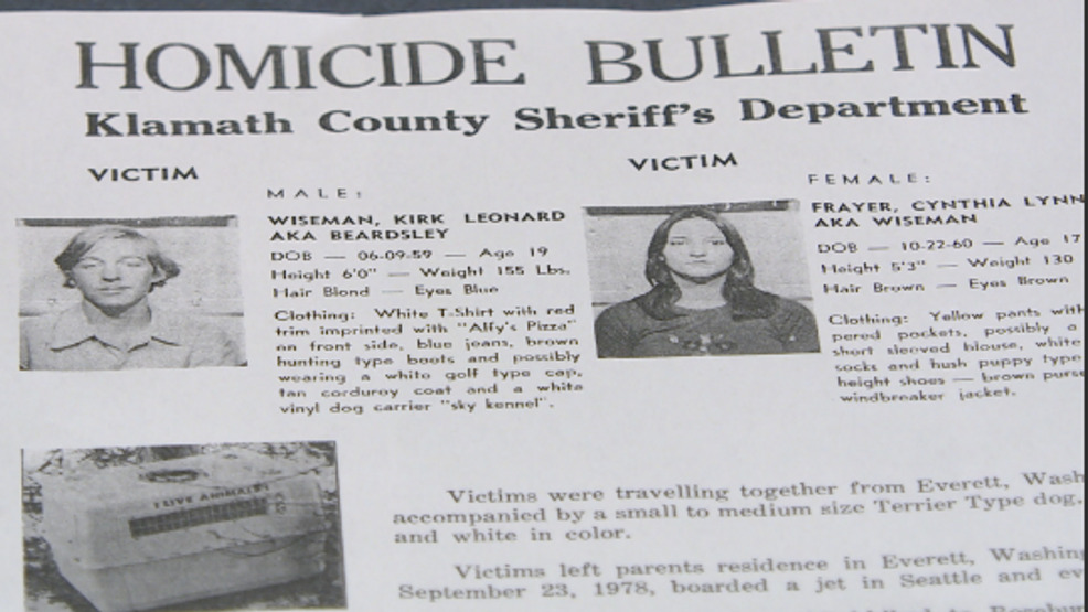 [IMAGE] Klamath County cold case suspect identified after four decades