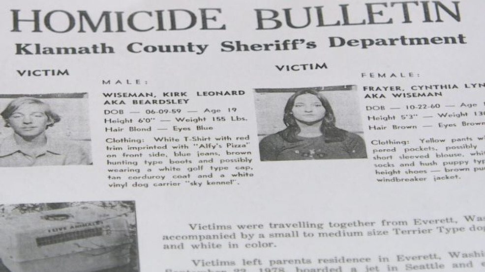 [IMAGE] Klamath County Sheriff's Office solves case after 44-years with DNA, genealogy