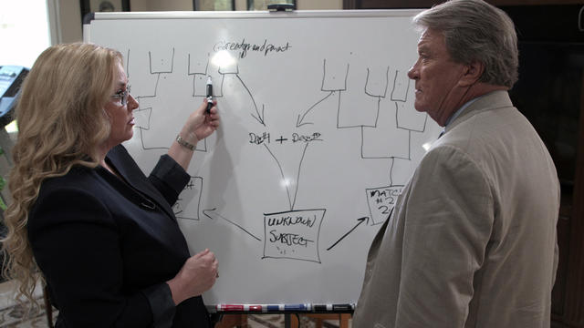 [IMAGE] CeCe Moore Talking to Steve Kroft of "60 Minutes"